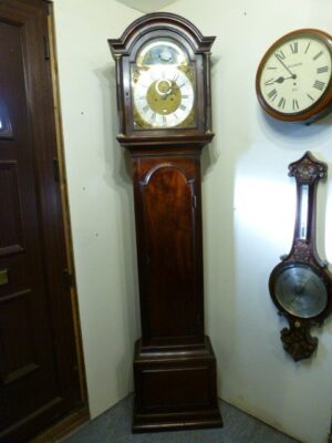 Hunsdon of Chelmsford Longcase Clock with Rolling Moon