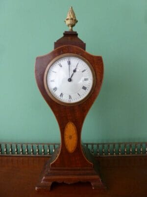 French Mahogany Mantel Clock