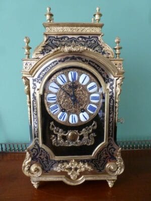 A Fine French Tortoiseshell / Boulle Bracket Clock